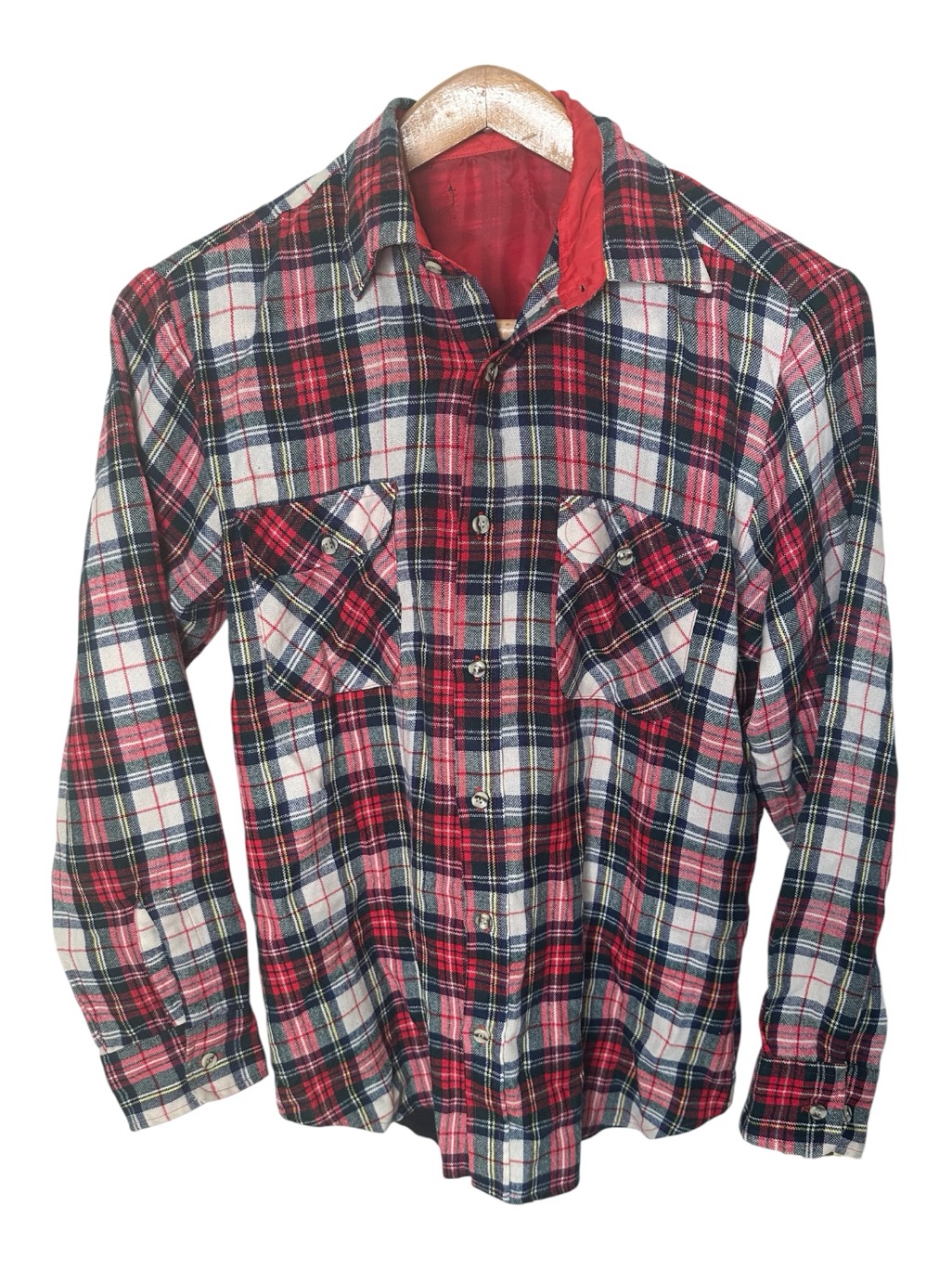 Upcycled Vintage Flannel Shirt 2016 Guns N Roses Tour Shirt Unisex Size Medium — image 4 of 8